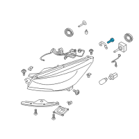 OEM Ford Hid Bulb Screw Diagram - -W715680-S437