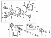 OEM 2022 Cadillac CT5 RETAINER, RR WHL DRV SHF UJT Diagram - 11546913