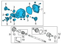 OEM Cadillac CT4 Differential Assembly Diagram - 84793108