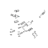 OEM Infiniti Stud Exhaust Diagram - 14064-N420A