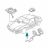 OEM 2002 Buick Regal Sensor Asm, Inflator Restraint Side Imp Diagram - 9388490