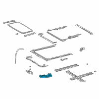 OEM 1997 Toyota 4Runner Switch Assy, Sliding Roof Diagram - 84860-35020-B0