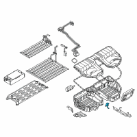 OEM BMW 530e RETAINING BRACKET REAR LEFT Diagram - 61-25-8-642-213