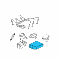 OEM 2002 Ford Ranger ECM Diagram - 2U7Z-12A650-DCC