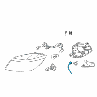 OEM 2009 Chevrolet Cobalt Harness Asm-Fwd Lamp Wiring Diagram - 20760562