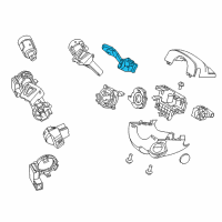 OEM Ford Focus Signal Switch Diagram - G1FZ-13341-A