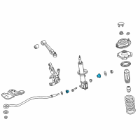 OEM Kia Rio Bush-RUBBER/ROD Diagram - 0K30A34480C