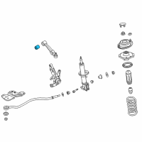 OEM Kia Rio Bush-Rubber Diagram - 0K30A34460B