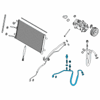 OEM Ford F-150 Discharge Line Diagram - HL3Z-19972-J