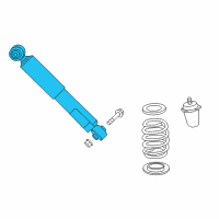 OEM 2019 Lexus NX300 ABSORBER, Shock, Rear Diagram - 48531-78020