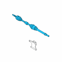 OEM Nissan Altima Shaft Front Drive Diagram - 39101-JA10F