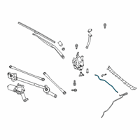 OEM 2020 Infiniti QX50 Tube Assy-Windshield Washer Diagram - 28935-5NA0A