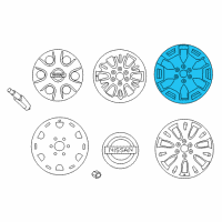 OEM 2020 Nissan Titan Wheel-Aluminum Diagram - 40300-EZ00B