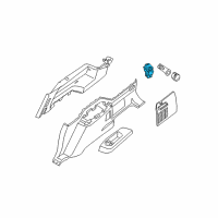 OEM Infiniti Switch Assy-Storage Opener Diagram - 25383-7S000