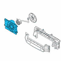 OEM Hyundai SHROUD-Radiator Diagram - 25350-K9600