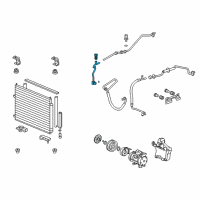 OEM 2010 Honda Ridgeline Pipe B, Receiver Diagram - 80342-SJC-A52