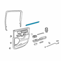 OEM 2019 Ram 1500 W/STRIP-Door Belt Inner Diagram - 68285716AB