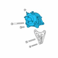 OEM 2018 Jeep Wrangler JK ALTERNATO-Engine Diagram - 68078950AB