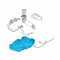 OEM 2004 Dodge Neon Fuel Tank Diagram - 5017209AA