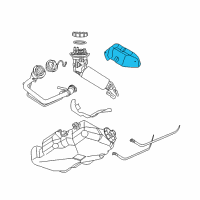 OEM 2001 Dodge Neon Shield-Fuel Tank Diagram - 4495876