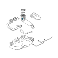 OEM Dodge Fuel Pressure Regulator Diagram - 5278631AA