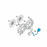 OEM Infiniti Motor Assy-Fan Diagram - 21487-JK00F