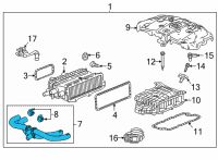 OEM Cadillac CT5 Intercooler Hose Diagram - 12668195