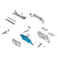 OEM Toyota Echo Dash Panel Diagram - 55101-52091