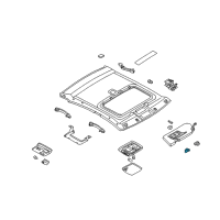 OEM Infiniti Cover-SUNVISOR Diagram - 96420-AD000