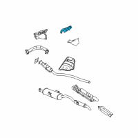 OEM 2005 Chrysler Town & Country Shield-Exhaust Manifold Diagram - 4781170AC