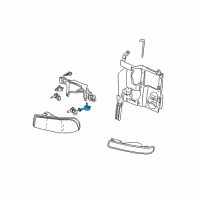 OEM 2003 GMC Yukon XL 1500 Adjuster Diagram - 16533095