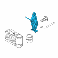 OEM 2016 Jeep Renegade Jack-Scissors Diagram - 68360802AA