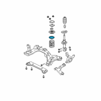 OEM 2010 Ford Escape Spring Insulator Diagram - 9L8Z-5793-A