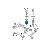 OEM 2012 Ford Escape Coil Spring Diagram - 9M6Z-5310-A