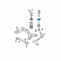 OEM 2009 Ford Escape Strut Seat Diagram - YL8Z-5A307-AA