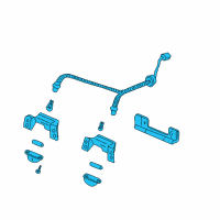 OEM Acura Light Assembly, License Diagram - 34100-ST7-A01