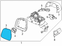 OEM 2022 Kia Carnival G/HOLDER ASSY-O/S RR Diagram - 87611R0090