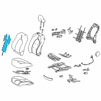 OEM Toyota Camry Seat Back Heater Diagram - 87530-06060