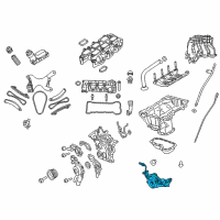 OEM 2015 Ram ProMaster 1500 Engine Oil Diagram - 68252670AO