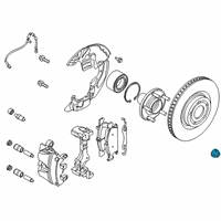 OEM Ford Maverick Axle Nut Diagram - CCPZ-3B477-G