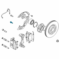 OEM 2015 Lincoln MKC Splash Shield Bolt Diagram - -W715624-S439