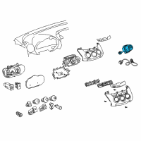 OEM 2006 Toyota RAV4 Blower Motor Switch Diagram - 55902-0R010