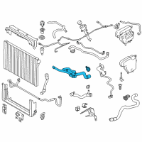 OEM BMW 550i GT xDrive Coolant Hose Diagram - 17-12-7-647-750