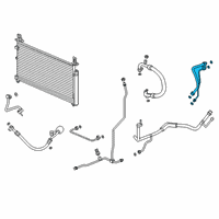 OEM 2021 Honda Clarity Pipe Complete, Aircon Diagram - 80320-TRW-A01