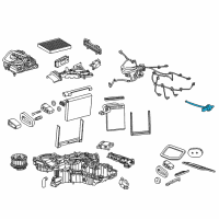 OEM 2017 GMC Sierra 2500 HD In-Car Sensor Diagram - 23154697