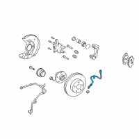 OEM Toyota Prius Brake Hose Diagram - 90947-02F17