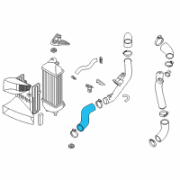 OEM 2011 Kia Optima Hose-I/COOLER Inlet Diagram - 282832G100