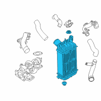 OEM Nissan Charge Air Cooler Diagram - 14461-1KC0B