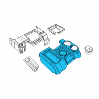 OEM 2013 Ram 3500 Console-Floor Diagram - 1EB18HL1AB