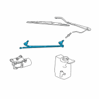 OEM 2001 Dodge Ram 3500 Van Link W/S-WIPER Diagram - 68067598AA